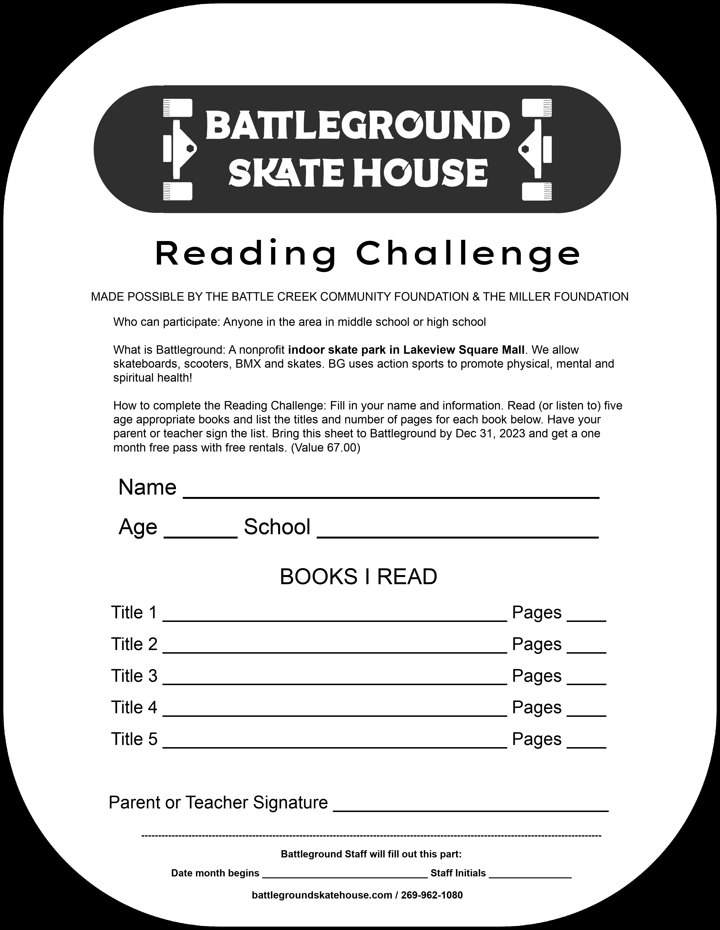 Reading program
