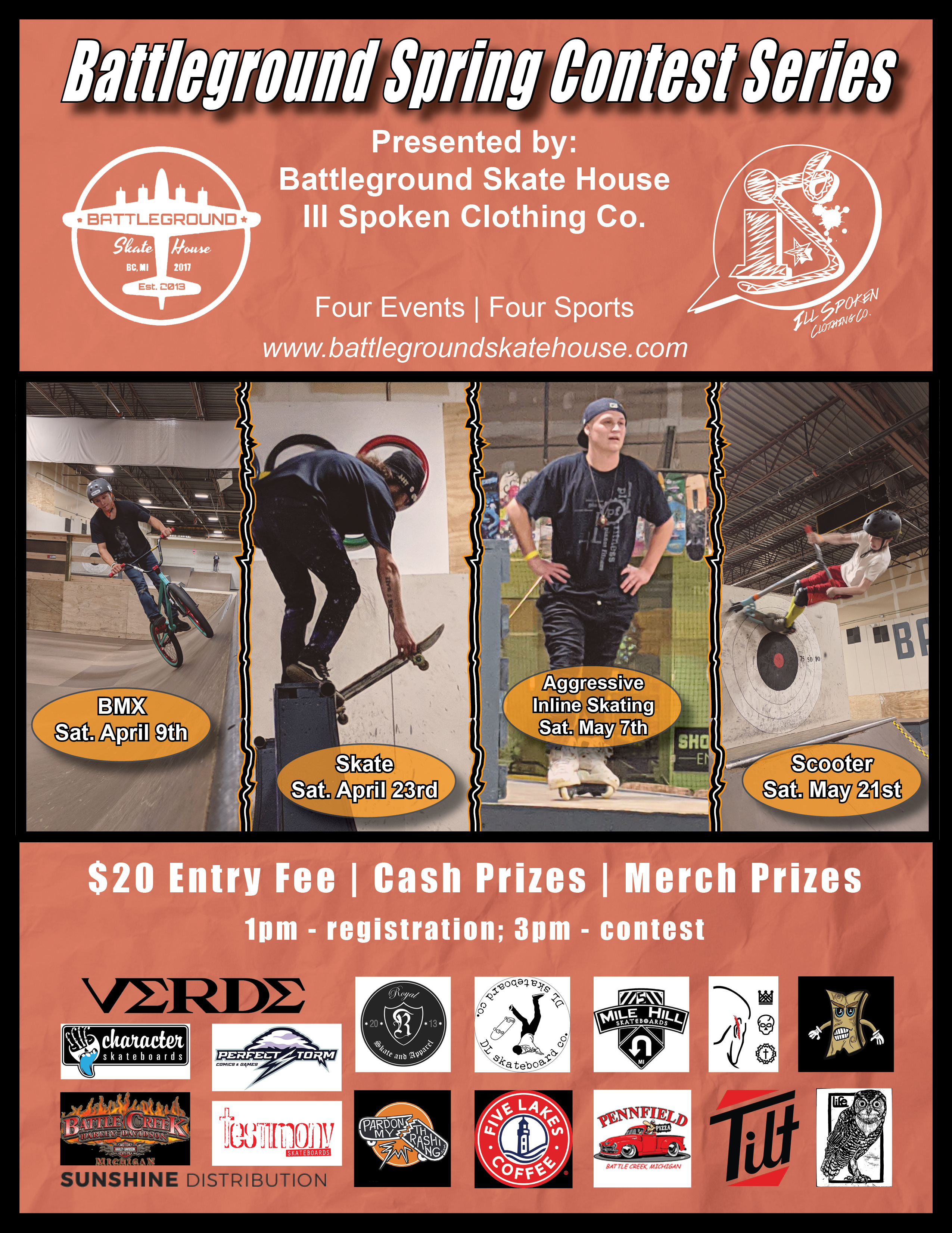 2022 Skate, BMX, Scooter and Inline Skate Competitions